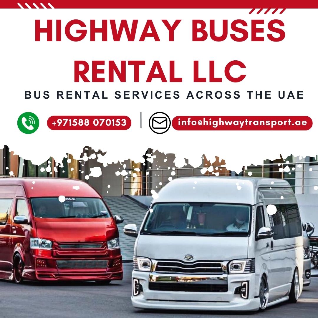 Toyota HiAce for rent in Dubai, Ajman, Sharjah, Abu Dhabi and RAK