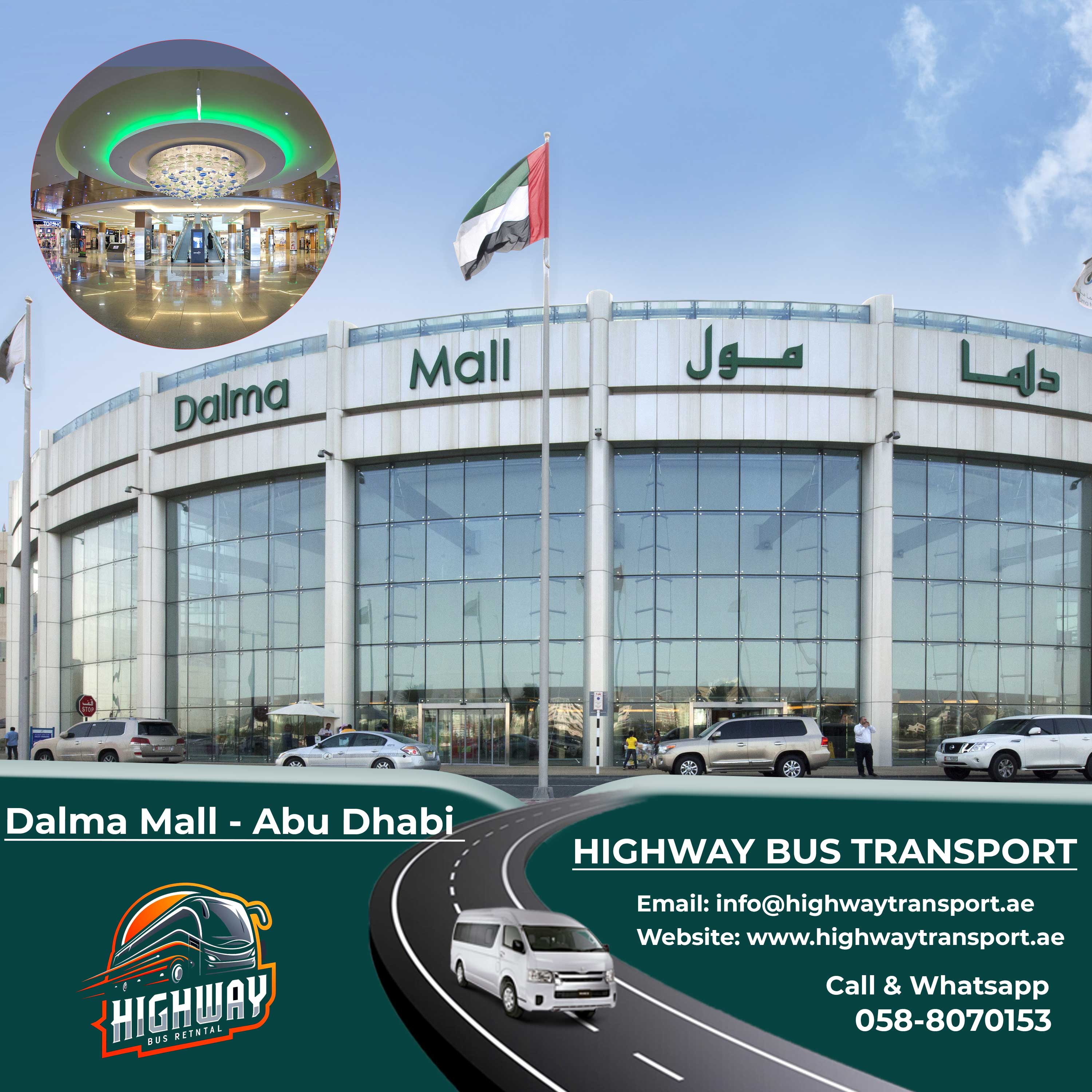 Shopping at Dalma Mall - browse shops, check movie times, attend special events, and view opening hours